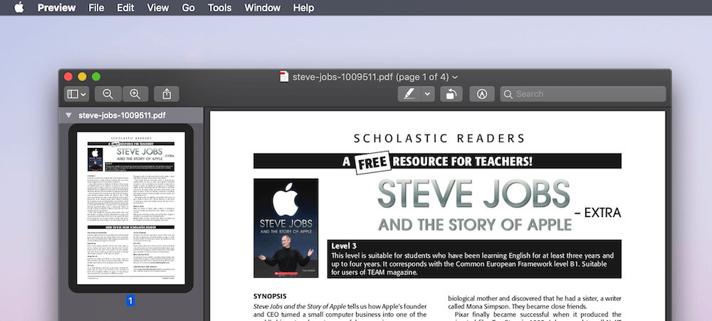 pdf reader program for mac
